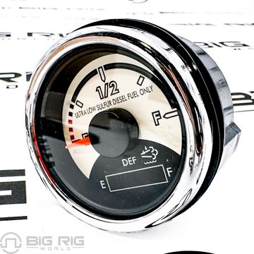 Gauge - Electric, Fuel/Diesel Exhaust Fluid, Bright A22-66352-108 - Freightliner