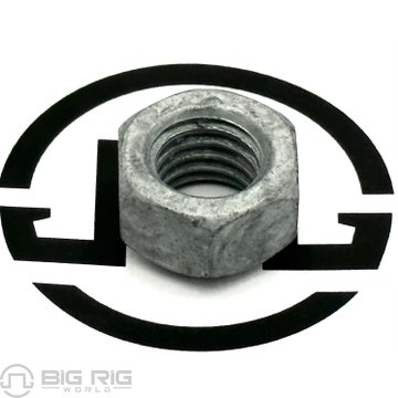 Hexagonal Nut, PT, 1/2 - 13, Grade C, Aluminum And Zinc Alloy, .448 23-13833-108 - Freightliner