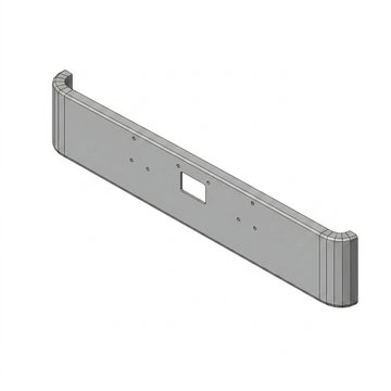 Bumper - Peterbilt 378,379 Conv. 18 In. Texas Square, Tow, 10 Gauge TX08C0020-06TS - TRP