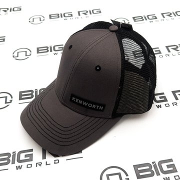 Grey & Black Mesh Kenworth Hat 1517092-00 - Kenworth