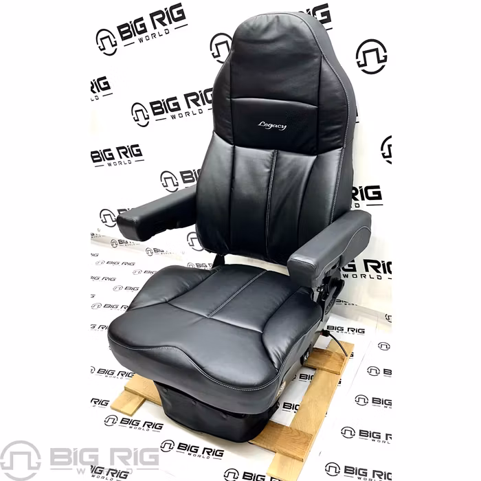 Legacy LO Seat (Black Leather) w/ Armrests 188409MW61 - Seats Inc.