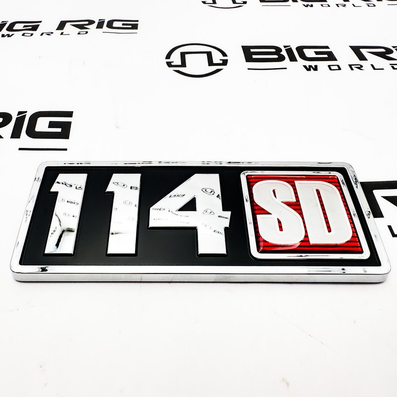 Nameplate - Vehicle, Exterior, 114SD A22-67718-000 - Freightliner
