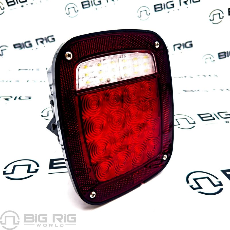 LED Combination Lamp 13 Diodes with Backup and License Light LL013115PBRH - TRP
