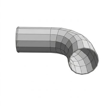 Air Intake Pipe (5-1/2 In. x 45 Degree) D66-6258330088250C - Paccar