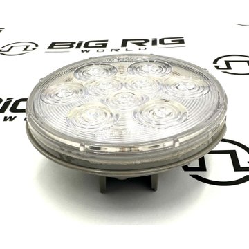 Stop / Tail / Turn Light Red, Round 4 In. Clear Lens M42322RCL - Maxxima