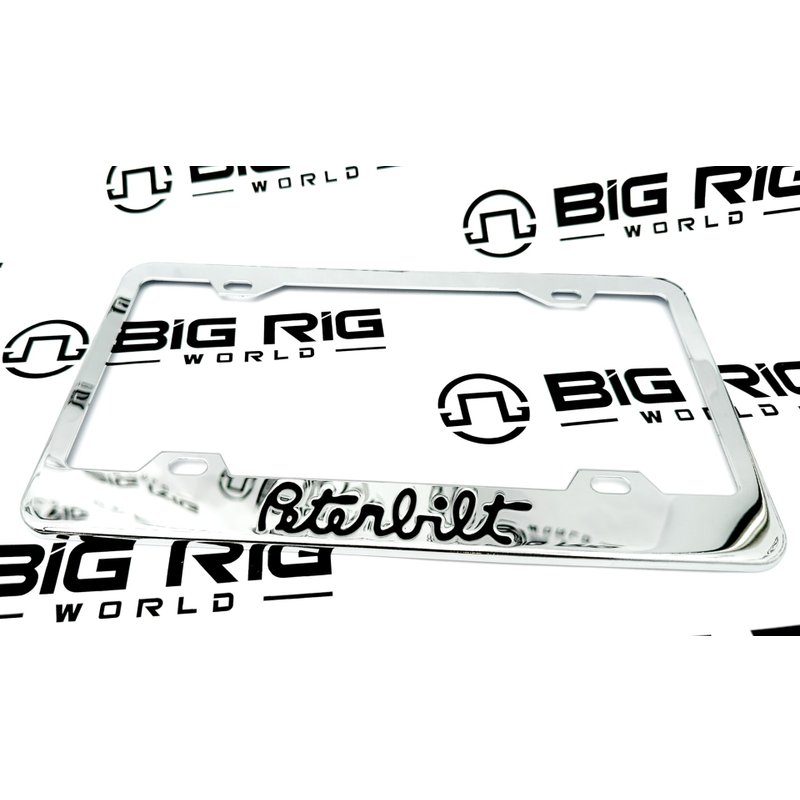 License Plate Frame - Peterbilt Logo MD11251CPB - TRP