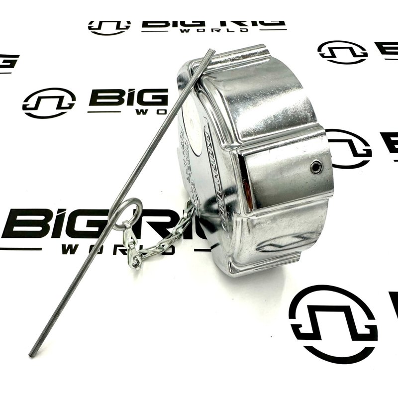Cap - Fuel Tank, Tank, Quarter Turn, Chrome, No Lock, FTL 03-37017-001 - Freightliner