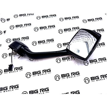 Chrome Aero Hood Mirror with Heat - Left Side L59-6003-211 - Paccar