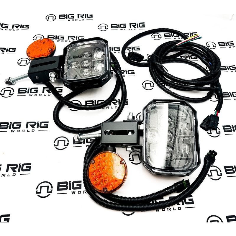 Headlamp LED, 5x7, Heated, Snow Plow Kit 37454C - Truck Lite