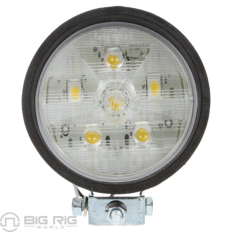 81 Series Par 36 4-inch Round LED Flood Light, Black, 6 Diode, 250 Lumen, Blunt Cut, 12V 81260 - Truck Lite