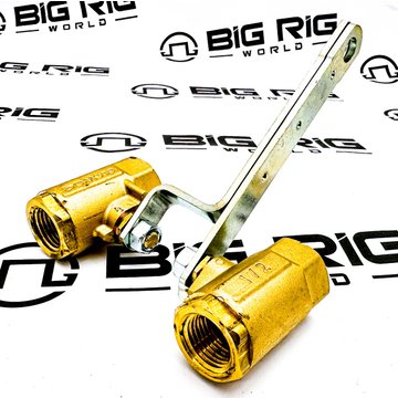 Valve - Fuel Shutoff, Right Hand, Forward, Yellow 03-22504-001 - Freightliner