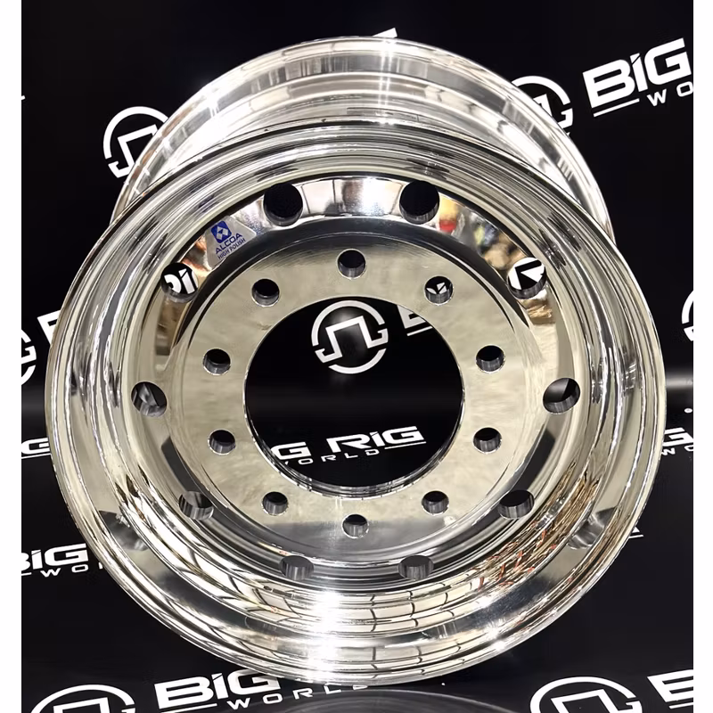 22.5 X 12.25 Alcoa Aluminum Wheel - High Polish Both Sides 823627 - Alcoa