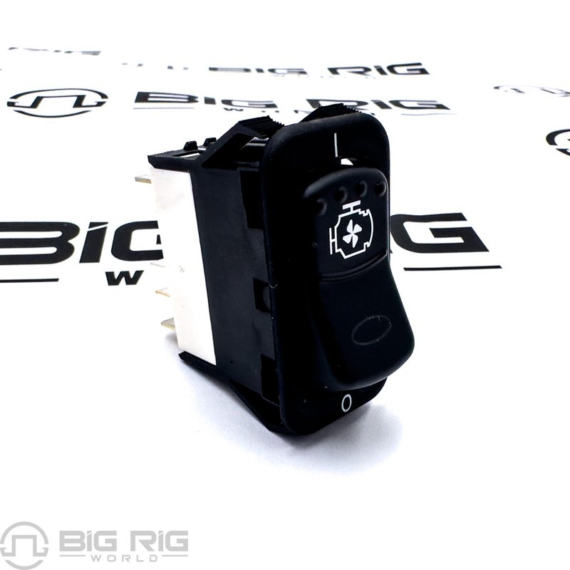 Engine Fan Rocker Switch Double Pole with LEDs 16-091217C8EEF1A11 - Peterbilt