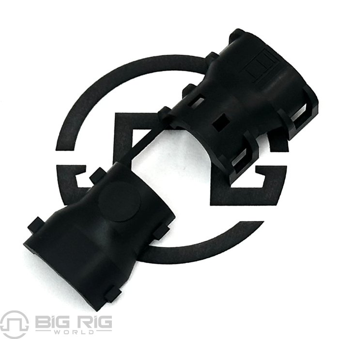 Backshell - Boot, Black, Mold - On 23-13154-643 - Freightliner