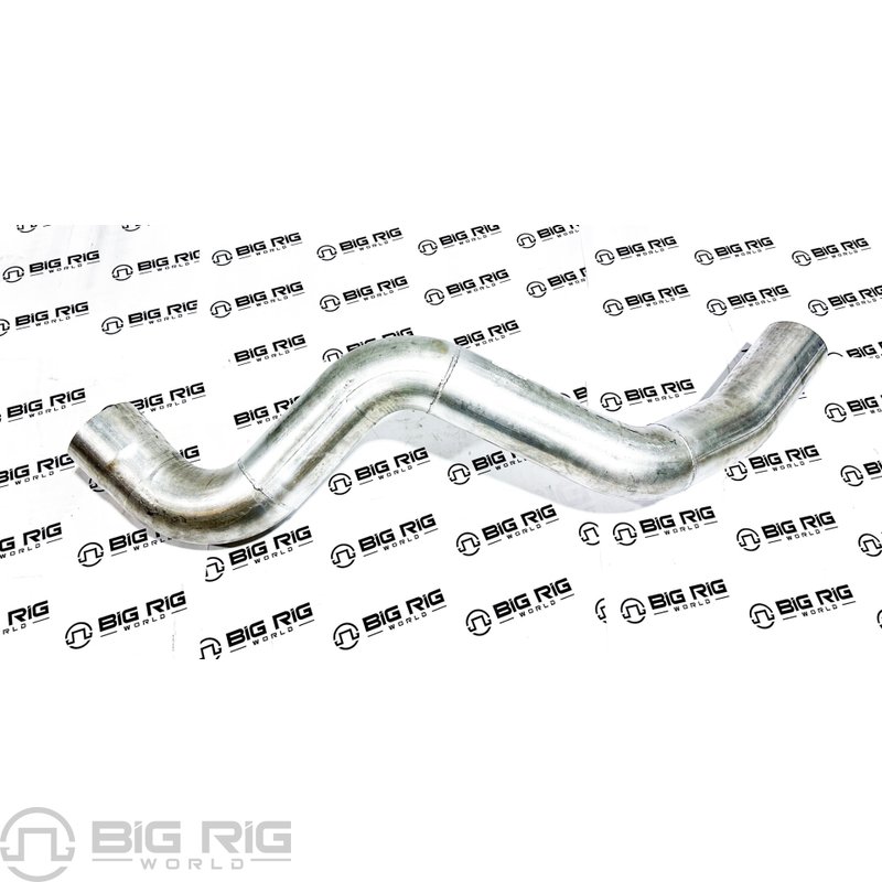 Multi-Bend Exhaust Pipe Aluminized Stainless Steel 5in OD/ID M66-2319 - Paccar