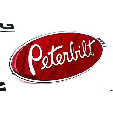Peterbilt Logo Nameplate (8 In.) 20-19285 - Peterbilt