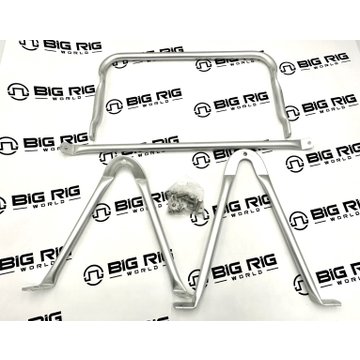 23 x 22 in., Universal Side West Coast Mirror Bracket, Silver Aluminum Yoke, Kit 97695 - Truck Lite