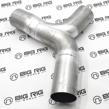 Pipe - Exhaust Y 5 inch Aluminized OD/OD/OD K180-18226 - Kenworth