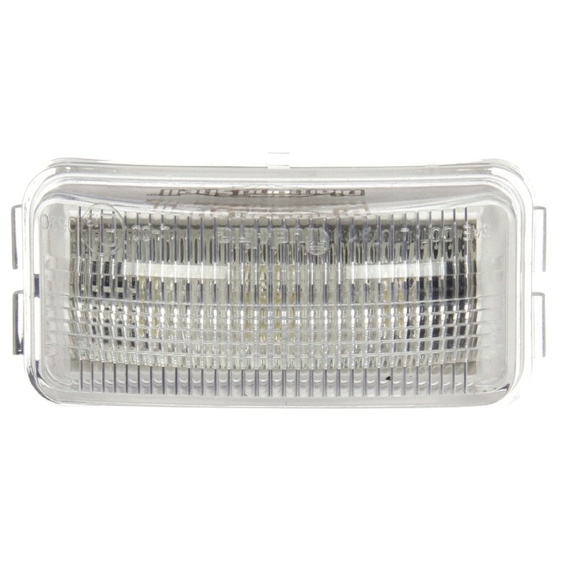LED 15 Series License Lamp Kit, Diamond Shell, 12 Volt, Chrome Bracket 15226 - Truck Lite