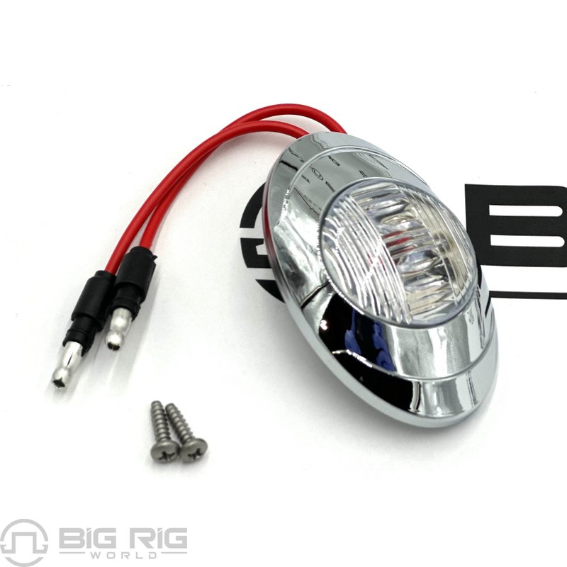 P3 Red LED Clear Lens with Bezel .180 Bullet P201335 - Phoenix