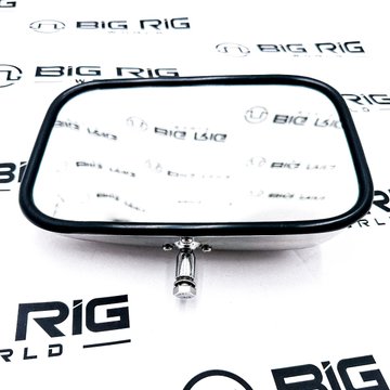 Signal-Stat, 5.5 x 8.5 inches, Silver Stainless Steel, Flat Mirror, Left Hand Side 7223 - Truck Lite