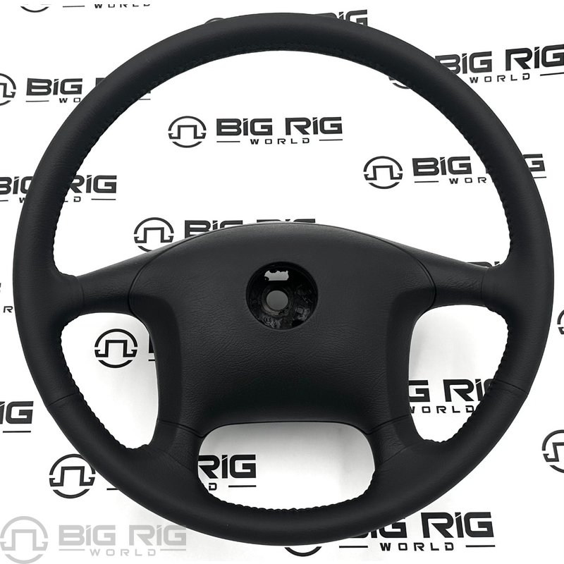 Steering Wheel, Black, 450mm, Leather A14-15697-001 - Freightliner