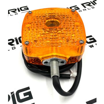 Front Turn Signal Lamp Assembly, Square K256-431-3 - Kenworth