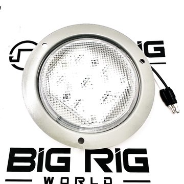 LED Super 44 6 Diode Dome Lamp with Hardwire Flange 44339C - Truck Lite