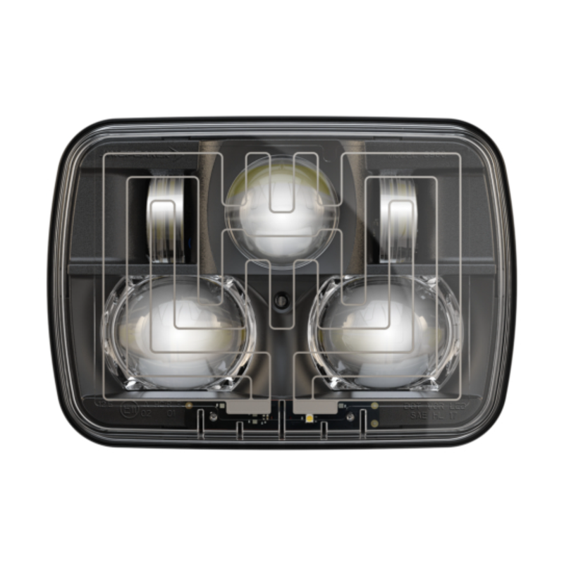 LED Headlight - Model 8910 - Heated High & Low Beam 0554481 - JW Speaker