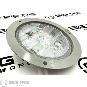 LED Super 44 Backup 6 Diode Lamp and Gray Flange 44344C - Truck Lite