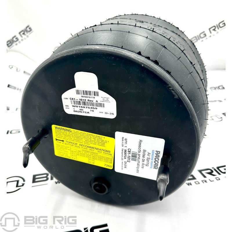 Air Spring Assembly - AG380 C81-1012 - Paccar