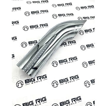 Pipe - Exhaust 5x23 STL CHRP OD/CRV K180-1096-12CP - Kenworth