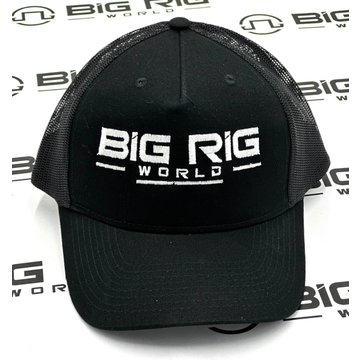 Big Rig World Black Trucker Hat BRW-HAT-01 - Big Rig World