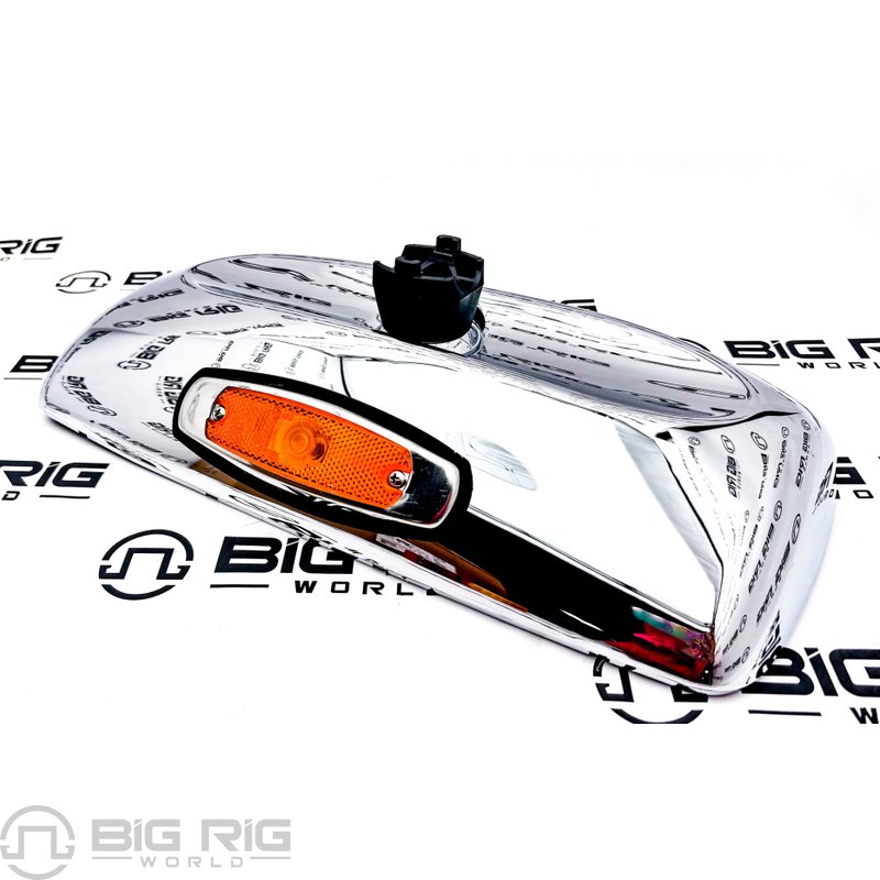 Head - Mirror, Non - Hygroscopic, Chrome, Manual, Lighted 514144331 - Mekra Lang