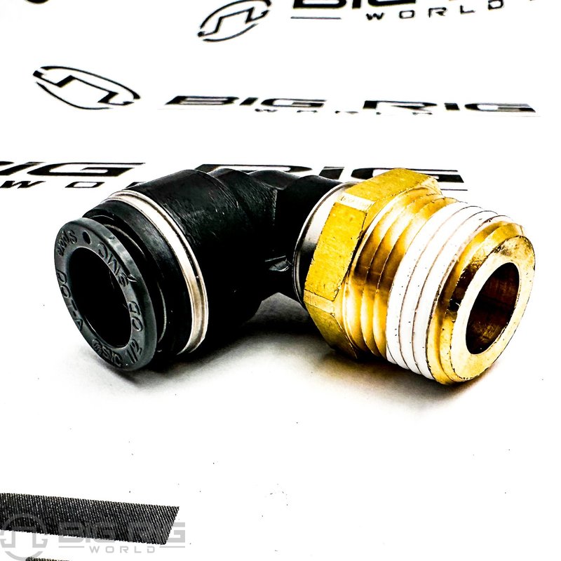 Fitting - Male 90DEG #8 NPT TO #8 J2494 G38-1021-0808 - Paccar