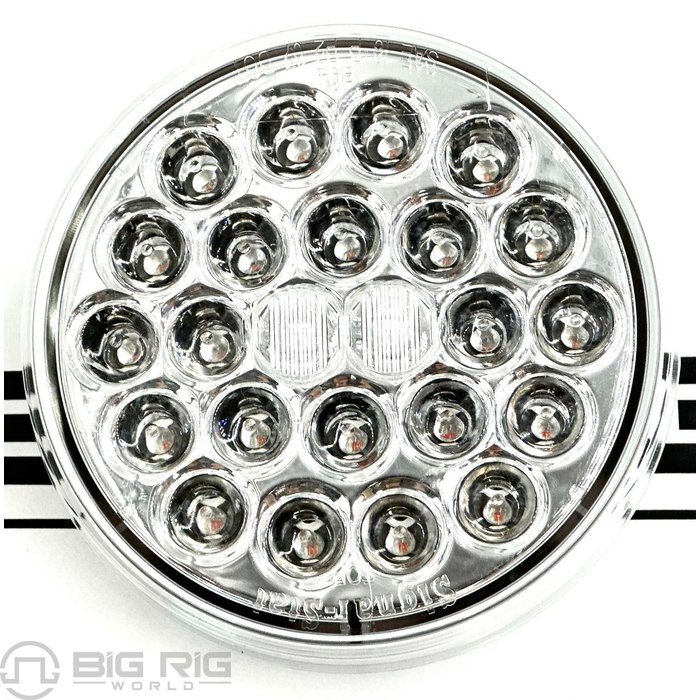 LED Signal Stat S/T/T 4-inch Round Clear Lamp Lens 4051A - Truck Lite