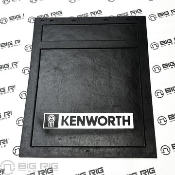 White Kenworth Heavy Duty Rubber Mudflap 24 x 30 inches PAC24X30R12BMW - Kenworth