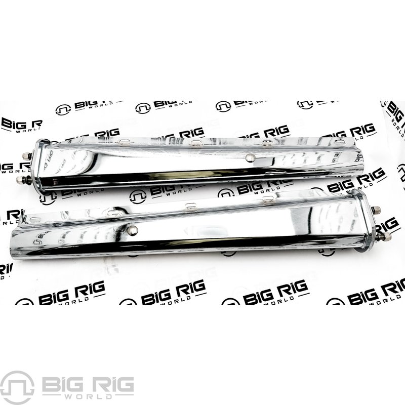 Chrome 30 Inch Mudflap Hanger - 2 1/2 inch Bolt Spacing TU-9232 - Trux Accessories
