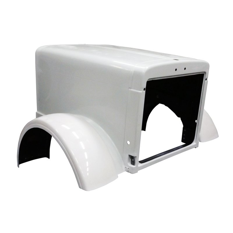 Peterbilt 379 Extended Hood 127 In. BBC With Replaceable Fenders JP-P04 - Jones Performance