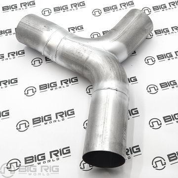 Pipe - Exhaust Y 5 inch Aluminized OD/OD/OD K180-18226 - Kenworth