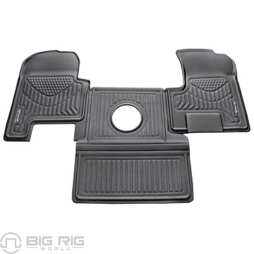 Floor Mat - Freightliner FLD Classic XL - 3 Piece Set - Manual Transmission 59015 - Redline Floormats