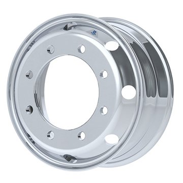 17.5 X 6.75 Alcoa Aluminum Wheel - Mirror Polish Inside Only with Dura-Bright 663482DB - Alcoa