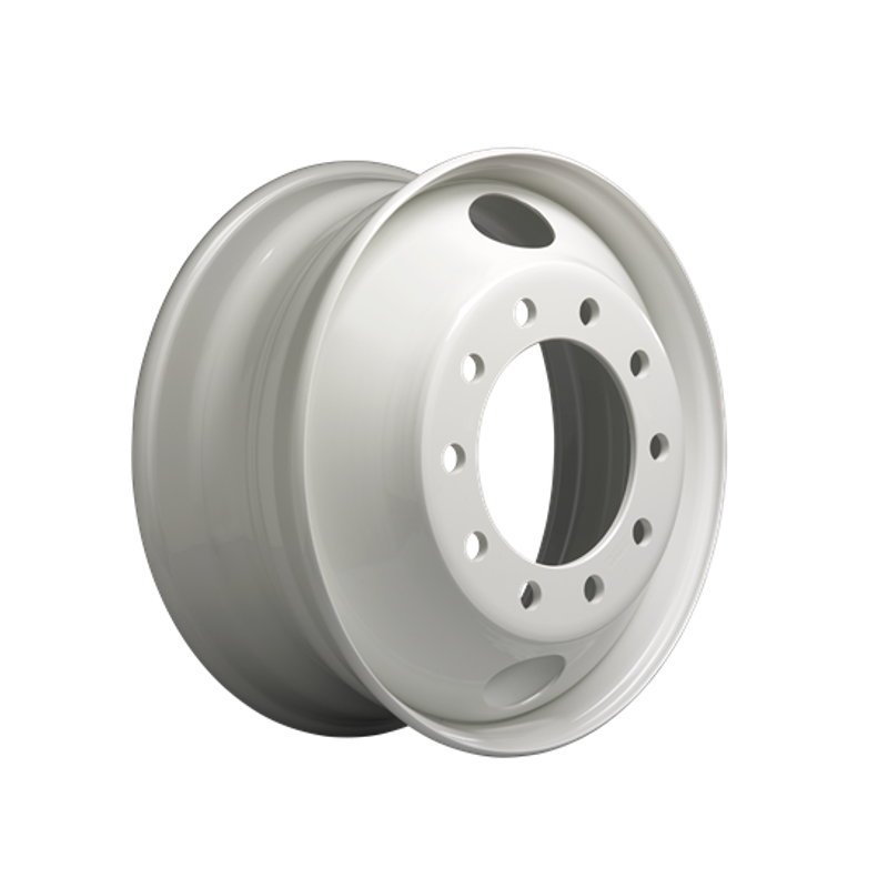 Steel Wheel - Stud Pilot - 22.5 X 8.25 - White 27404PKWHT21 - Accuride
