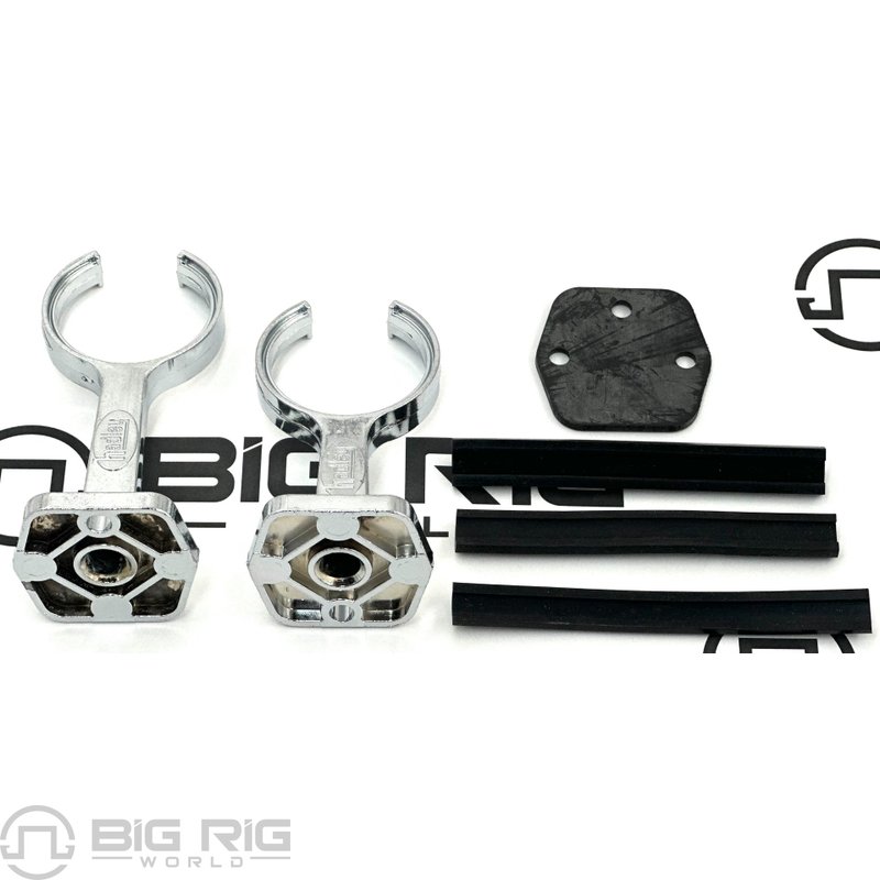 Support Kit, 1 Short And 1 Tall Chrome H00860B - Paccar