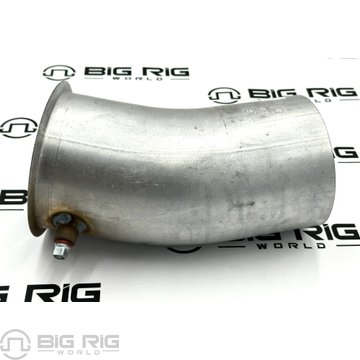 Pipe - Exhaust 22Deg 5 In. STL ALMZ FLG/OD K180-16515 - Kenworth