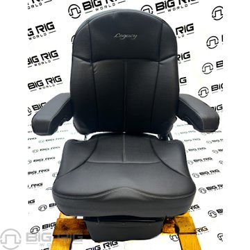 Legacy LO Seat (Black Leather) Mid Back w/ Arms 188598MW61 - Seats Inc.