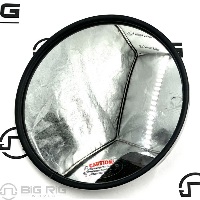 Silver Steel Convex Mirror, Round, Universal Mount 8.5-inch 97803 - Truck Lite