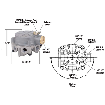R-8 Relay Valve 286370 - Bendix