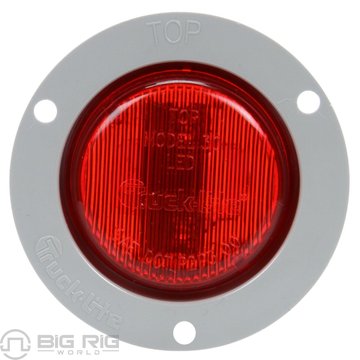 LED 30 Series Low Profile Lamp And Gray Flange 30272R - Truck Lite