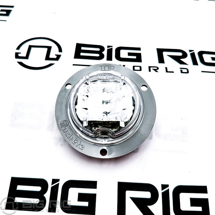 LED 30 Series High Profile Clearance/Marker Lamp, Clear/Yellow, Gray Flange 30380Y - Truck Lite